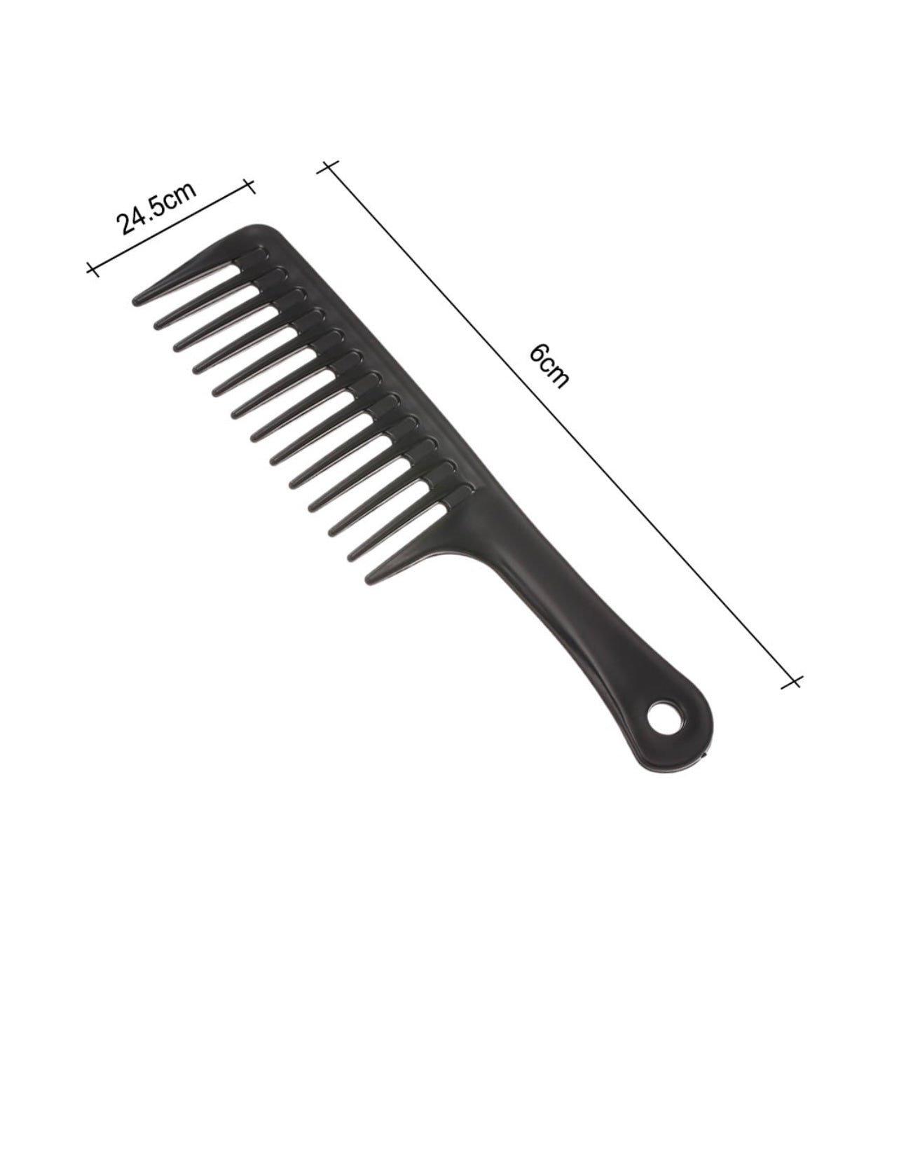WIDE TOOTH DETANGLING COMB