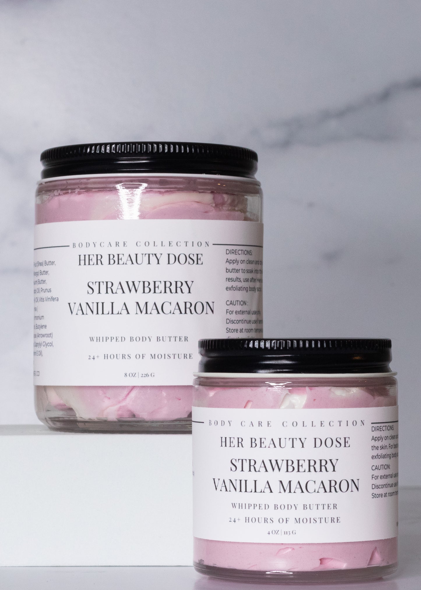 STRAWBERRY VANILLA MACARON BODY BUTTER